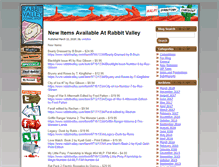 Tablet Screenshot of blog.rabbitvalley.com